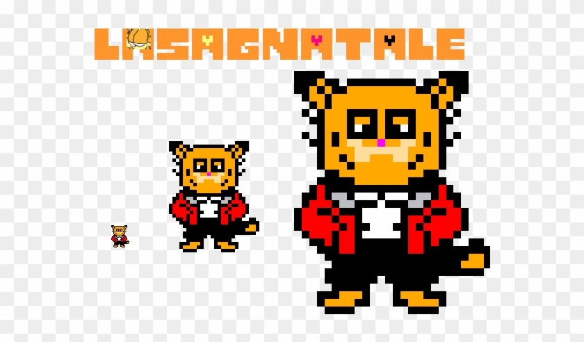 Lasagnatale Garfield Overworld Sprite By Hochenabil83 - Undertale Sans Papyrus Hoodie Coat Teen Tops Cosplay #631224