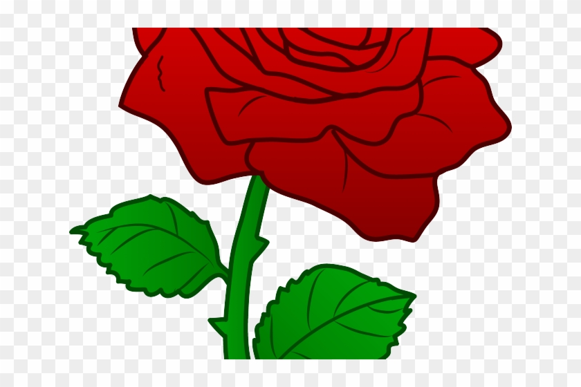 Rosa Flower Cliparts - Beauty And The Beast Rose Clipart #632160