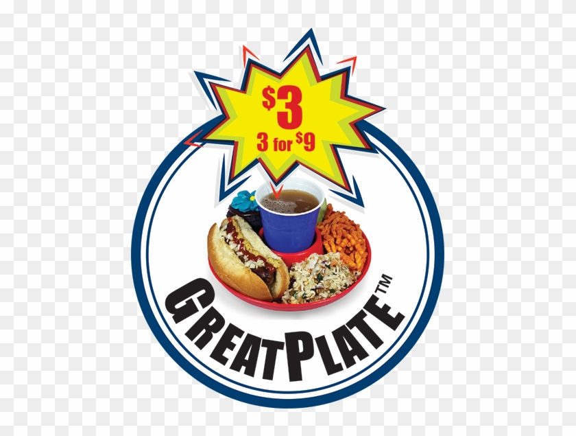Bethrick, Inc. The Great Plate Food And Beverage Plate #632317