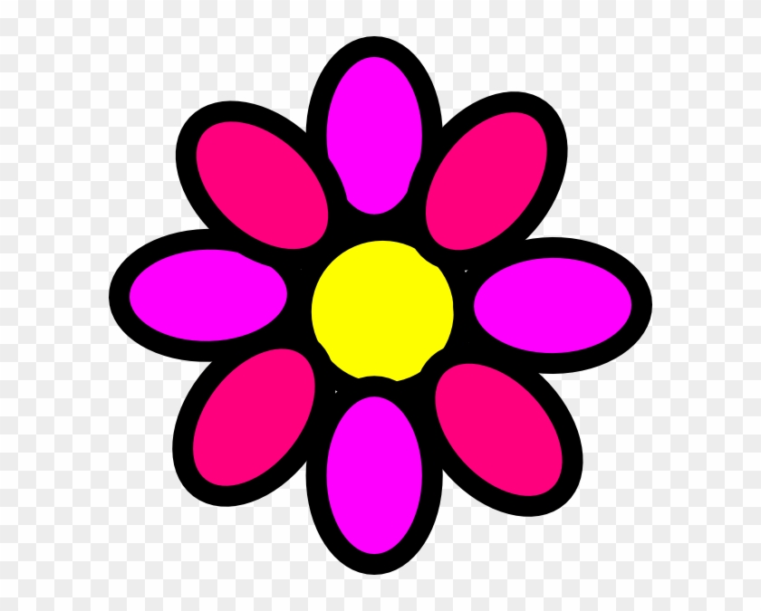 Purple Flower Clipart Flower Power - Girly Flowers Clip Art #112108