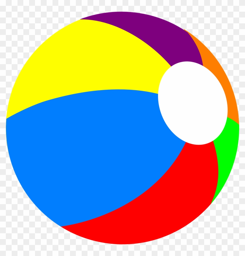 Swimming Pool Ball Png Clipart - Beach Ball Clip Art #112411