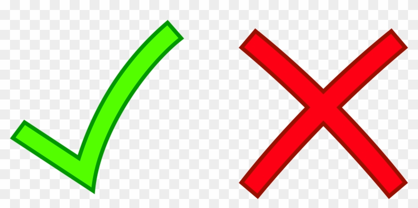 Cross - Check And X Mark #113383