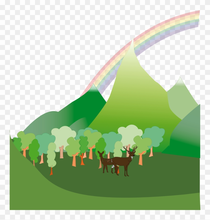 Clipart - Mountain - Green Mountain Clipart #113977