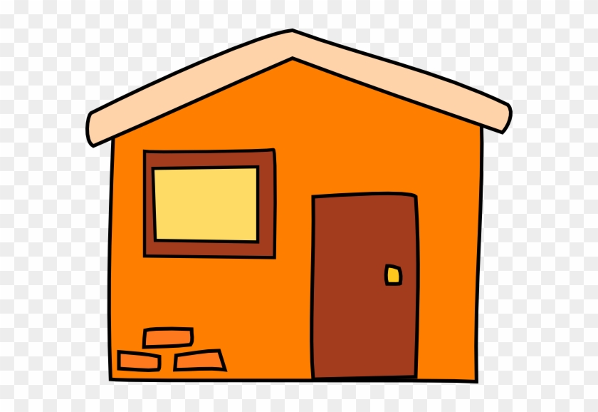 Orange House Clip Art - Orange House Clipart #113988