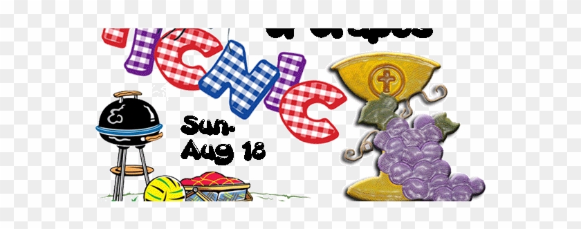 Church - Picnic - Flyer - Church Picnic Clip Art #114630