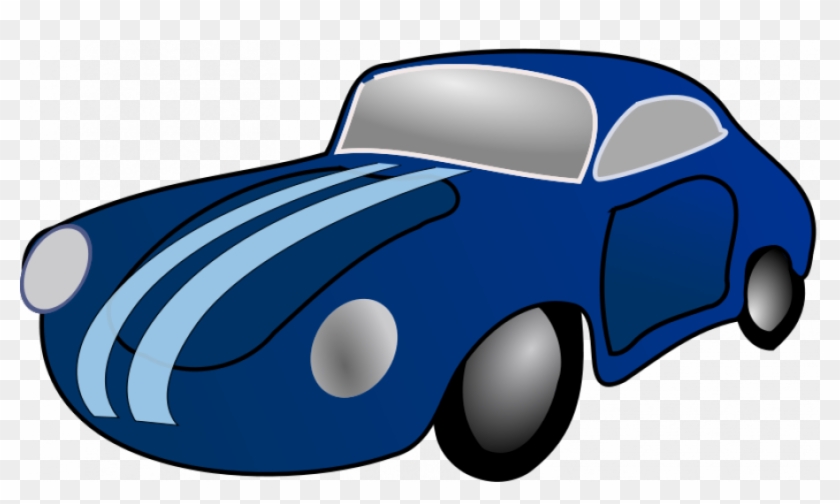 Toy Clipart Big Car - Car Blue Clipart #114916