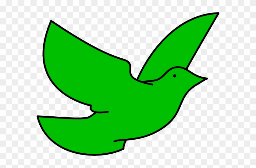 This Free Clip Arts Design Of Green Dove - This Free Clip Arts Design Of Green Dove #115164
