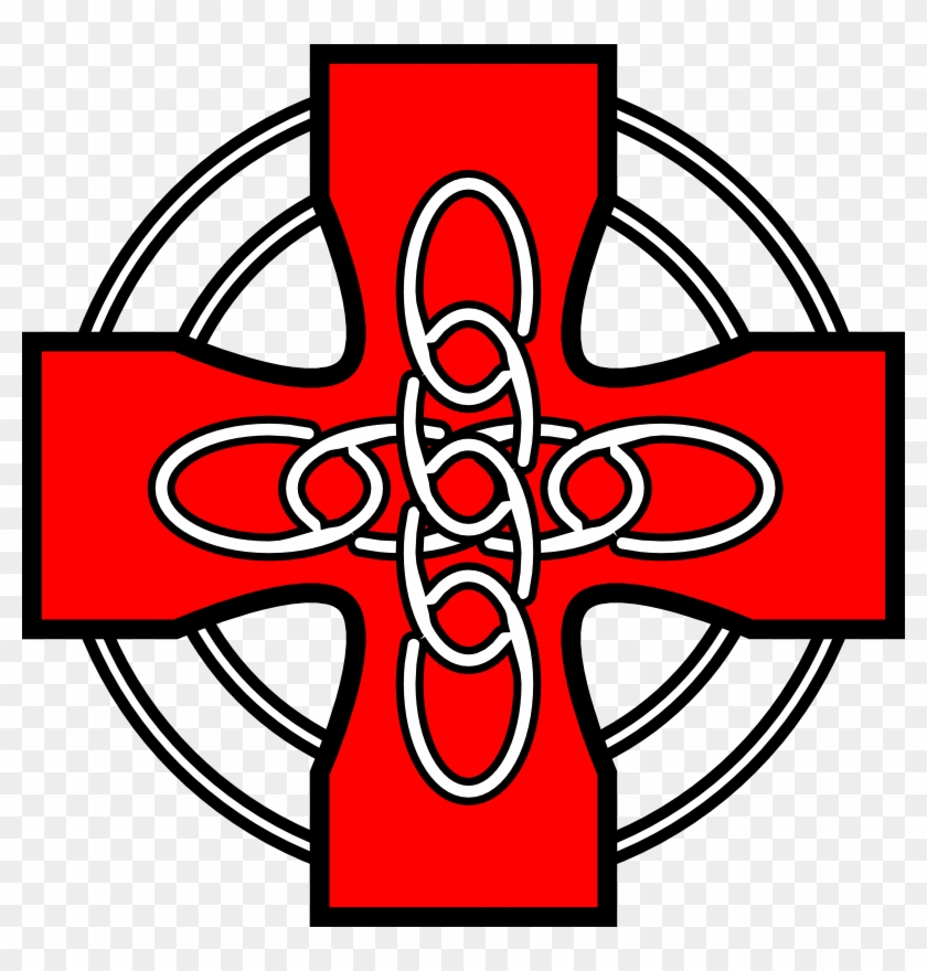 Simple Celtic Cross Clip Art - Celtic Cross #115851
