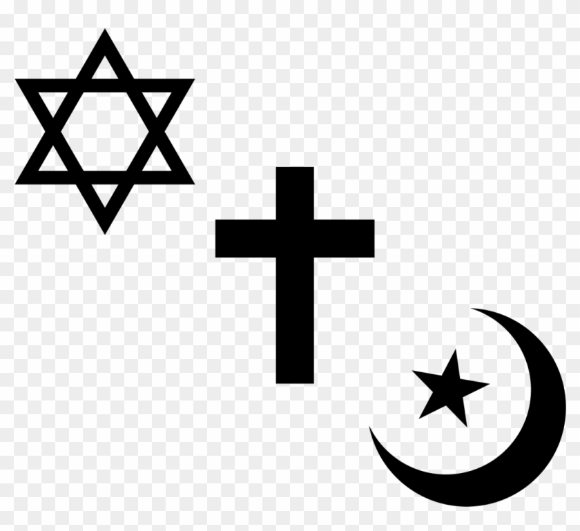 File - Religioussymbols - Svg - Wikimedia Commons - Judaism Symbol #115905