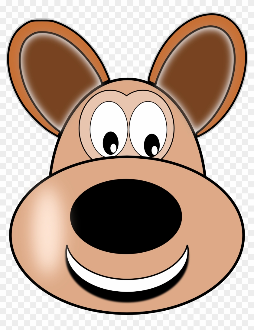 Smiley Dog Face Clip Art - Dog Face Clipart #116077