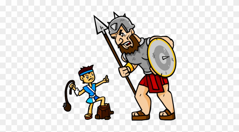 David Goliath Clipart - David And Goliath Clipart #116253