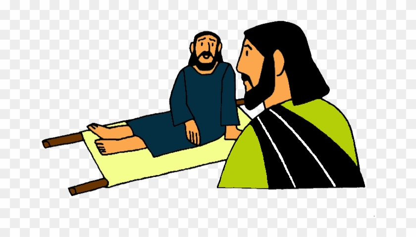 Jesus Heals The Paralytic Clip Art #117452