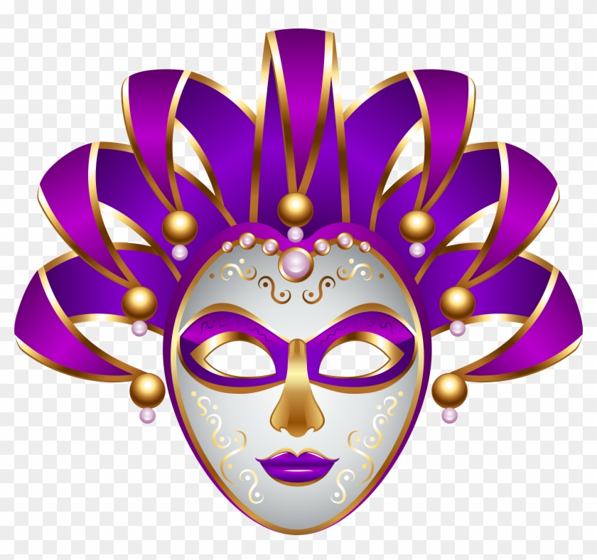 Masks Clipart Clip Art Transparent - Carnival Mask Transparent Background #117553