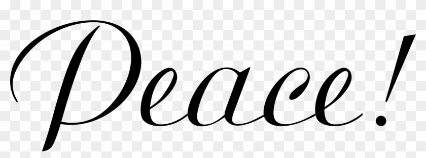 Peace Clipart The Word - Clip Art #118576
