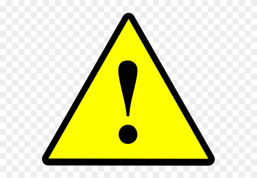 Microsoft Word - Yellow And Black Warning Sign - Full Size PNG Clipart ...