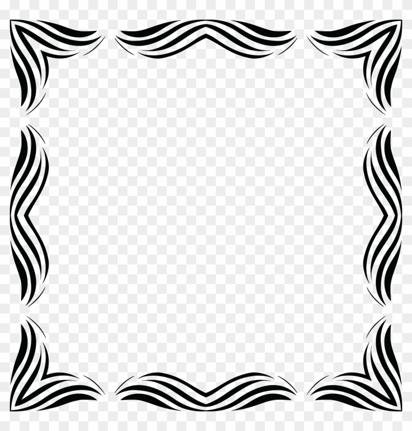 Free Clipart Of A Decorative Border - Decorative Border Designs #119392