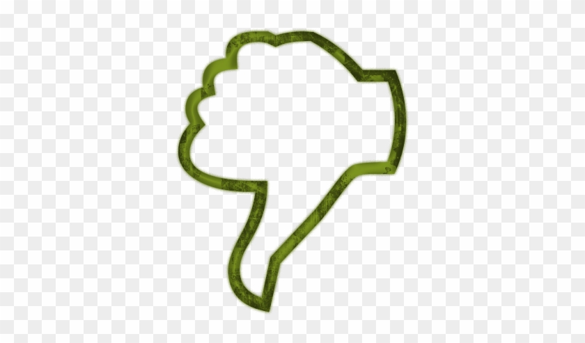 Hand Thumbs Down Clipart - Thumbs Down Emoticon Black And White #119626