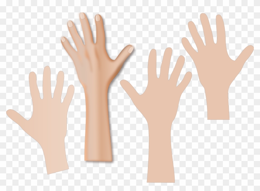 Reaching Hand Clipart - Hands Reaching Clipart #119675