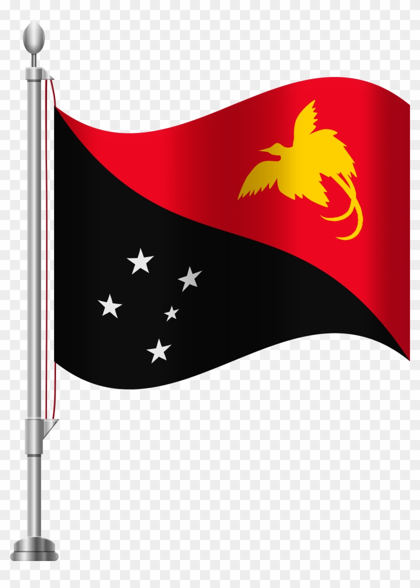 Papua New Guinea Flag Png Clip Art - Papua New Guinea Flag Png Clip Art #119882