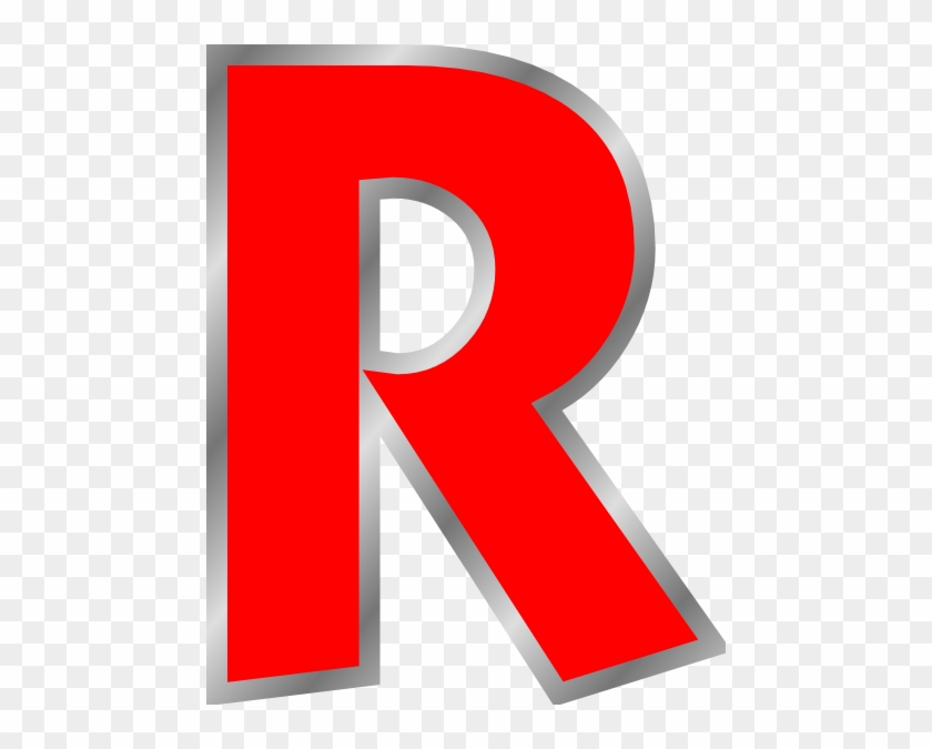 Uppercase R Clip Art At Clker Com Vector Clip Art Online - Clip Art Of R #634309