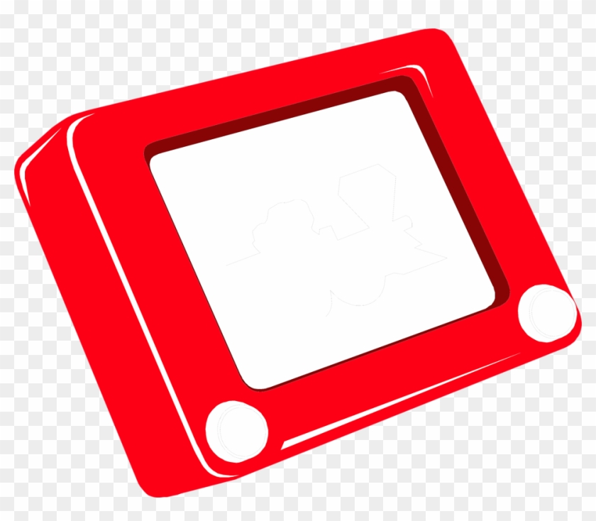 Illustration Of An Etch A Sketch - Elf Etch A Sketch #634313
