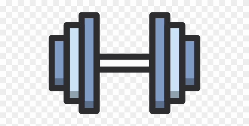 Related Weight Clipart Transparent - Dumbbell #635142