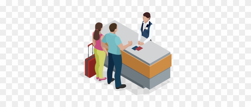 Airport Check In Desk - Transport #635461