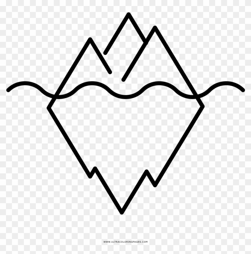 Iceberg Coloring Page Ultra Coloring Pages Ice Pack - Dibujo De Iceberg Png #635638