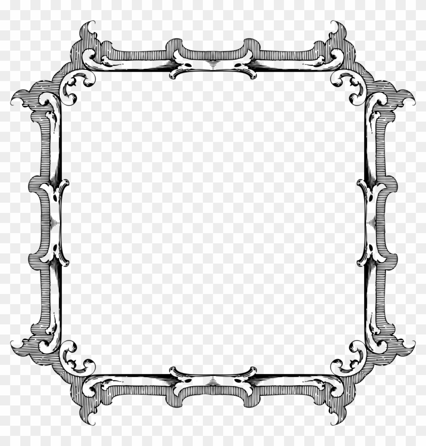 Vintage Floral Frame 3 - Portable Network Graphics #635727