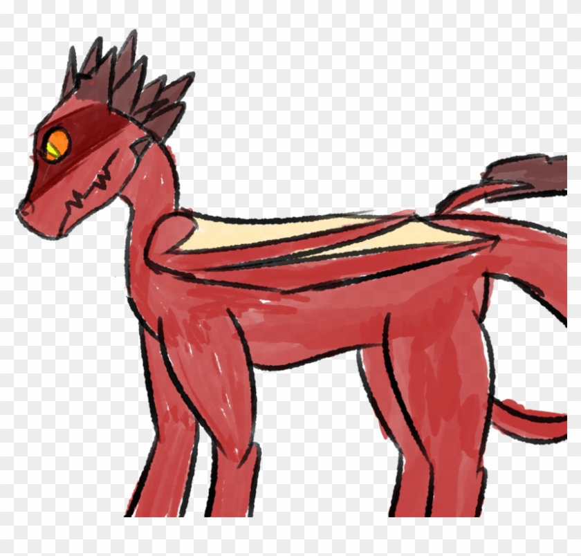 Ares- Dragon Form By Thescarredleopard - Cartoon #635923
