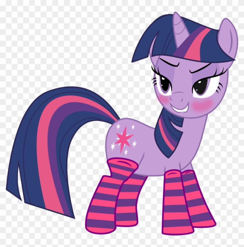 Twilight In Socks By Ifoxtrax - Twilight Sparkle With Socks #636665