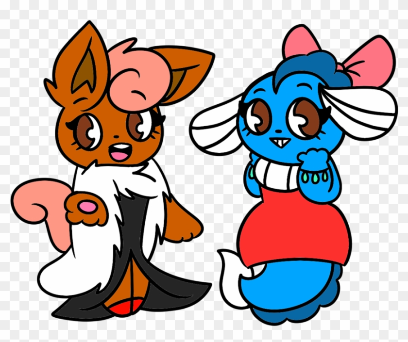 Juni And Chase In Prom Dresses By Puddingcustard1234 - お 弁当 イラスト #636753