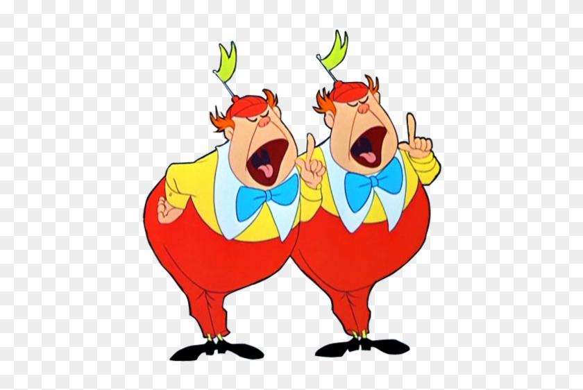 Alice In Wonderland, Overlay, And Transparent Image - Tweedle Dee And Tweedle Dum #638198