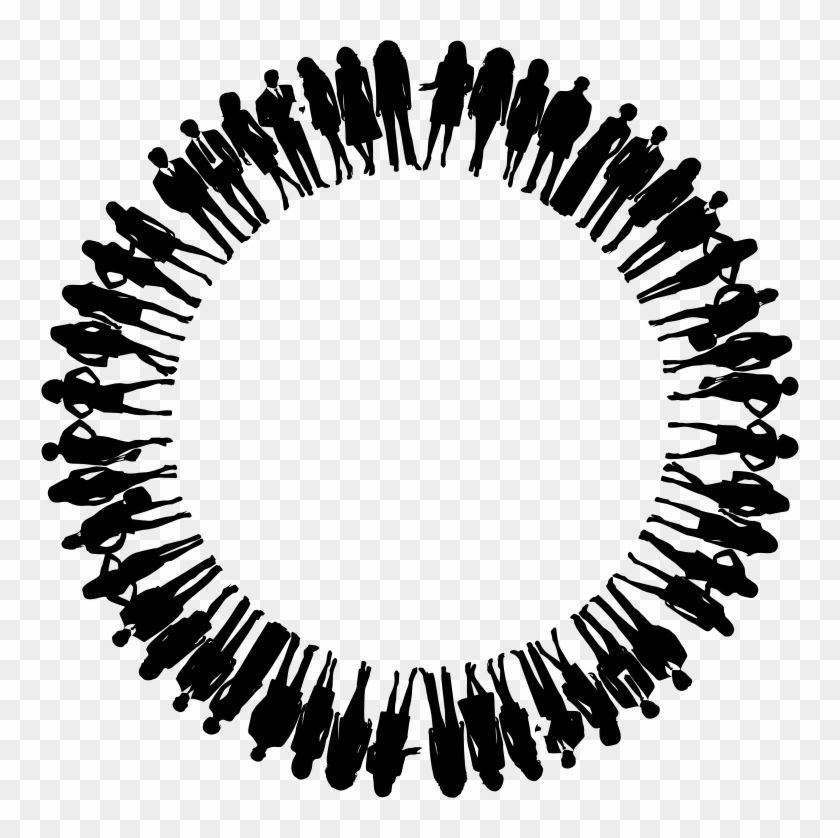 Medium Image - Group Silhouette Clip Art #639091