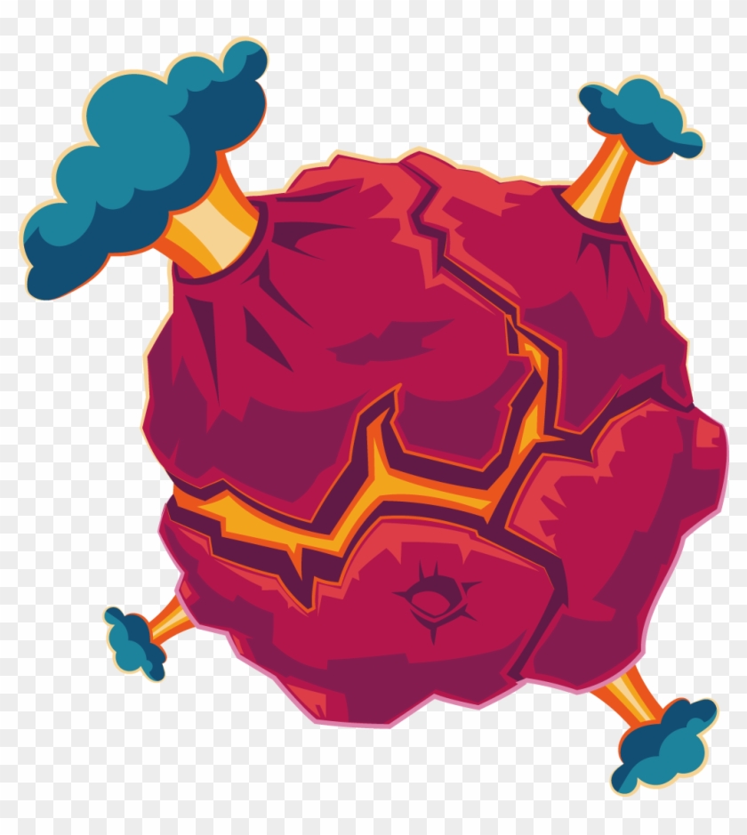 Cartoon Volcano Eruption - Cartoon Volcano Eruption #639789