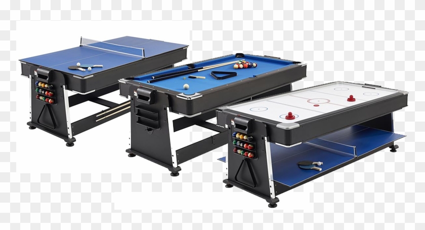 George Revolver 7ft 3 In 1 Games Table - Blue #640944