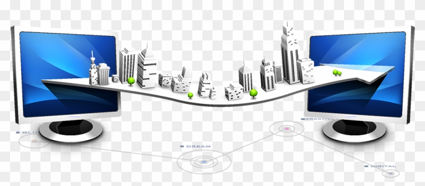 Computer Network Computer Monitor Clip Art - Computer Network Computer Monitor Clip Art #641027