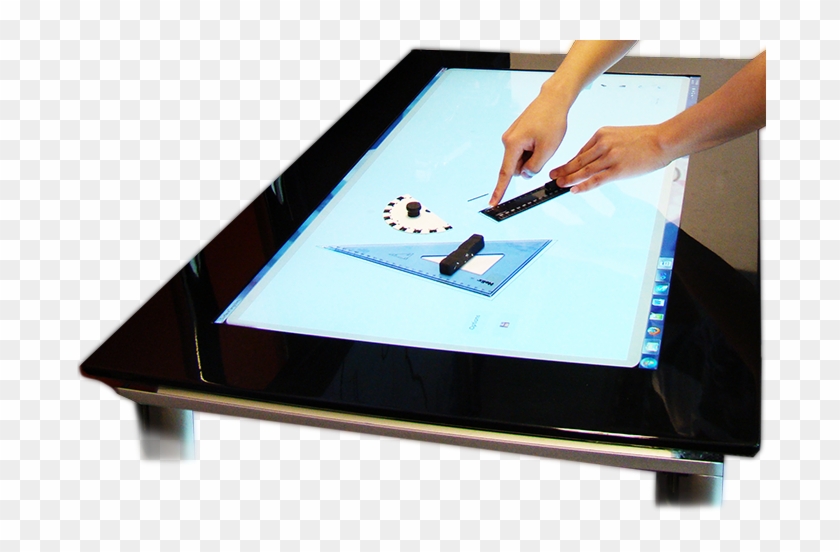 A User Interacting With Tangeo - Tangible User Interfaces #641037
