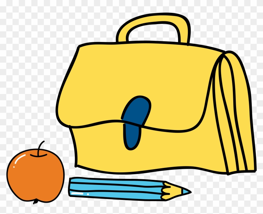 Satchel Briefcase Clip Art - Satchel Briefcase Clip Art #641588