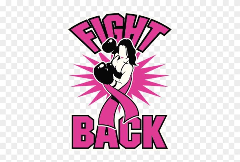 Fight Back - Fight Back Breast Cancer Ribbon Pink Motivational Inspire #641754