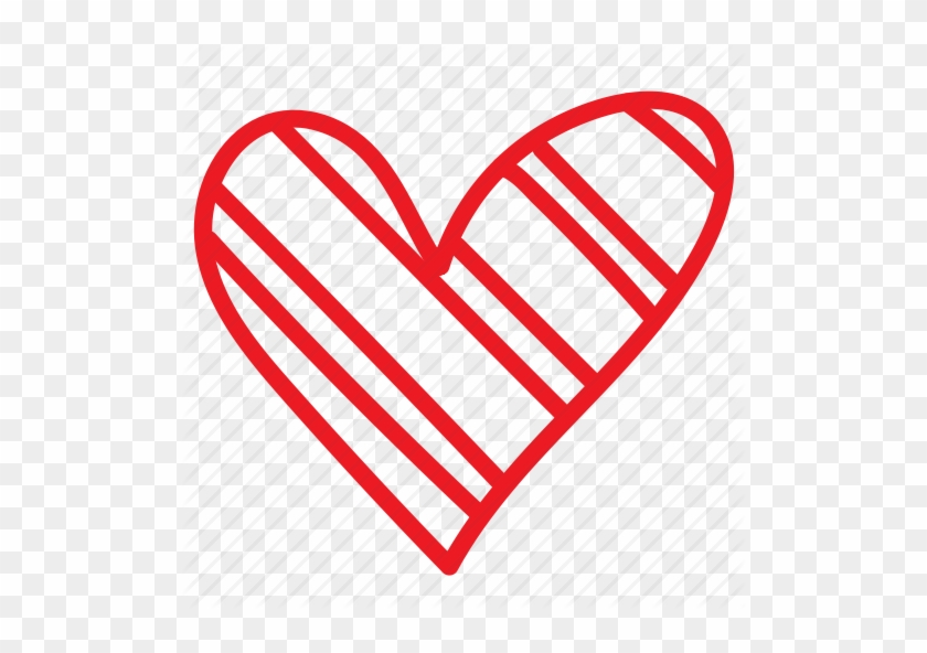 Drawn Heart Cartoon - Drawing #641987