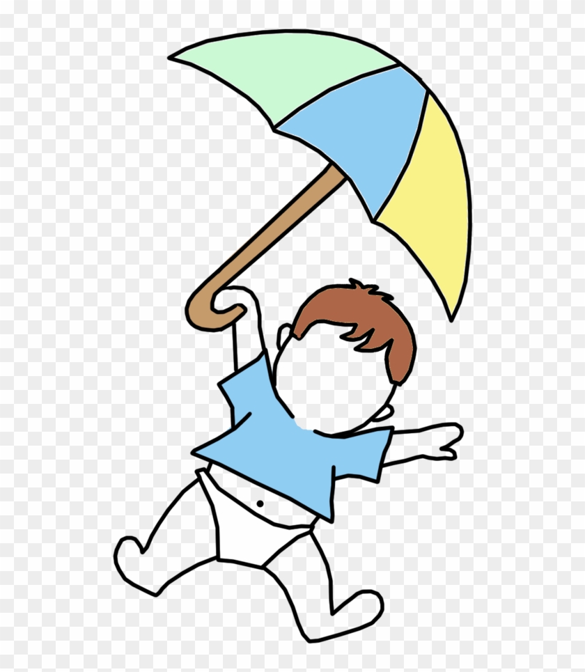 Umbrella Baby Fill In The Blank Shower Invitation - Umbrella Baby Fill In The Blank Shower Invitation #642936