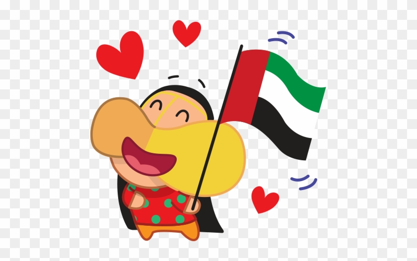 Freej™ Uae Stickers Messages Sticker-6 - Cartoon #643120