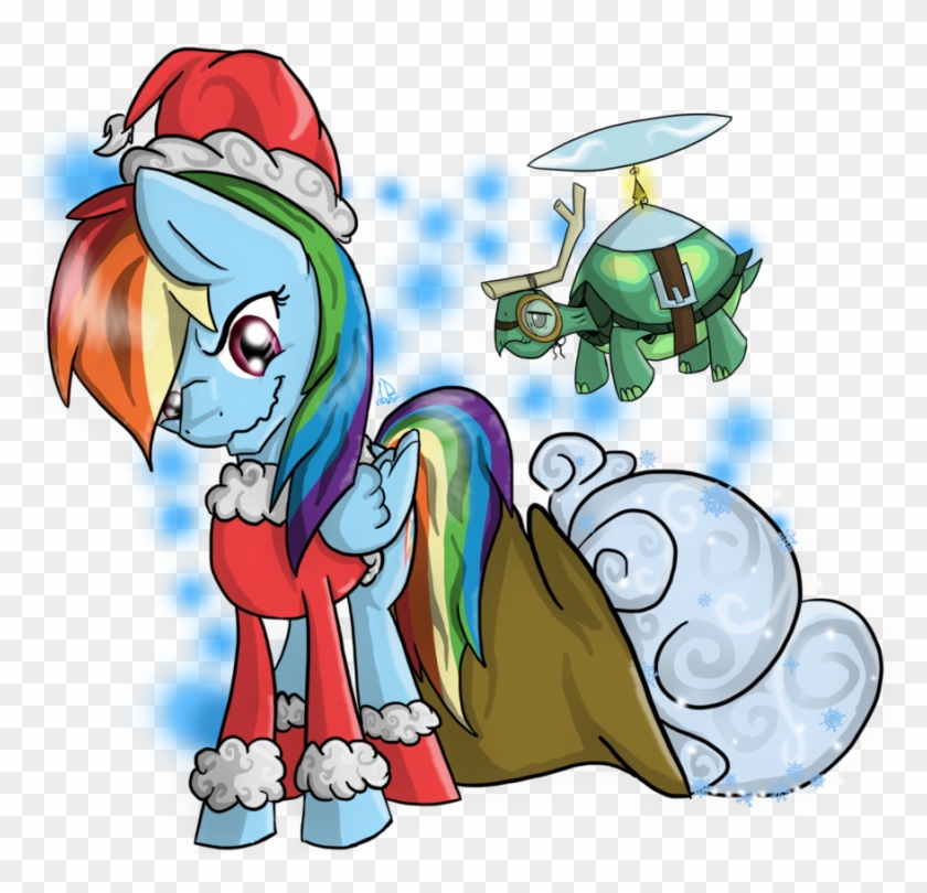 Dashie Stole Chis Winter By Lyx D - Cartoon #643490