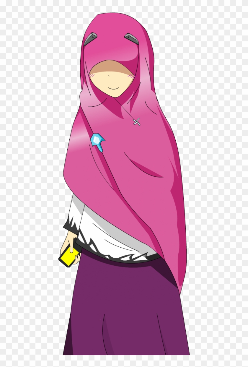Jilbab Hitam Berpena Tajam » Jilbab Hita Berpena Tajam - Hijab Syar I Vector #643654