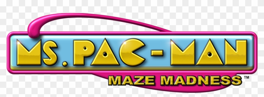 Maze Madness Transparent Png Logo By Framerater - Ms Pacman Maze Madness #643832