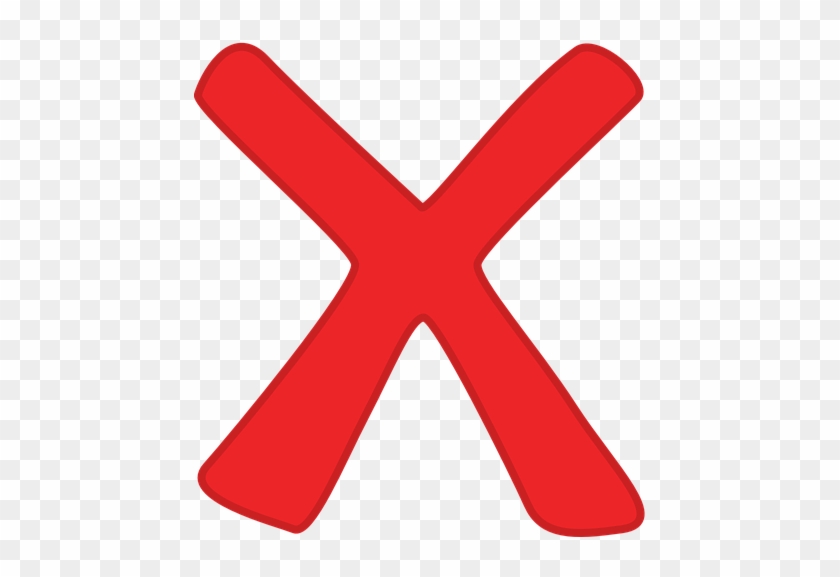 Wrong - - Red Cross Mark Transparent #643959