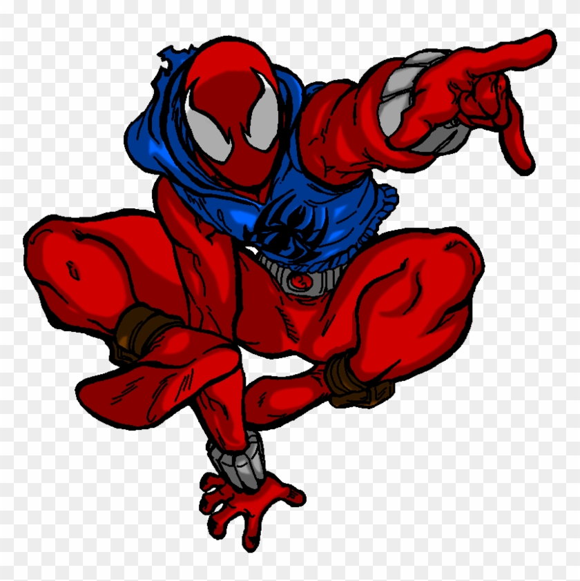 #spiderman #scarlet #clip #art - Scarlet Spiderman #644081
