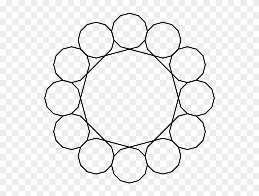 Dodecagon Ring Png Clip Arts - Taiwan Flag Symbols #644526