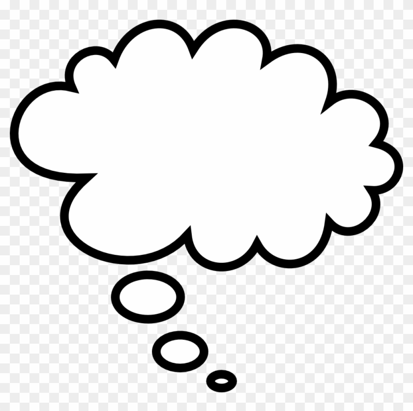 Cloud Clipart Dream Cloud - White Thought Bubble Png #644923